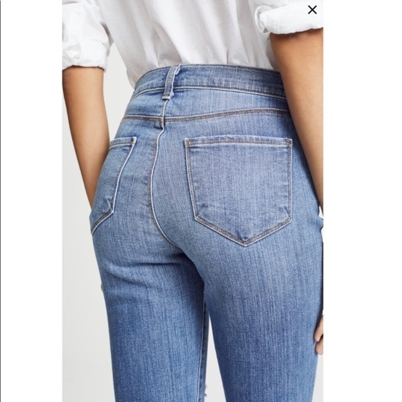 L’Agence Daria High Rise Crop Distressed Jean - Picture 5 of 15